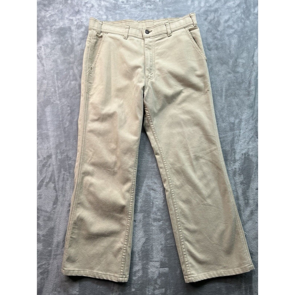Levis Womens Sz 6 Designer Jeans‎ Tan Straight Leg Skosh More Room VTG